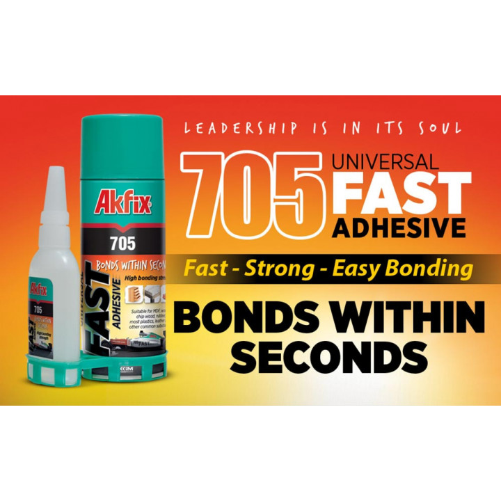 Akfix 705 Kiire CA liim Aktivatoriga