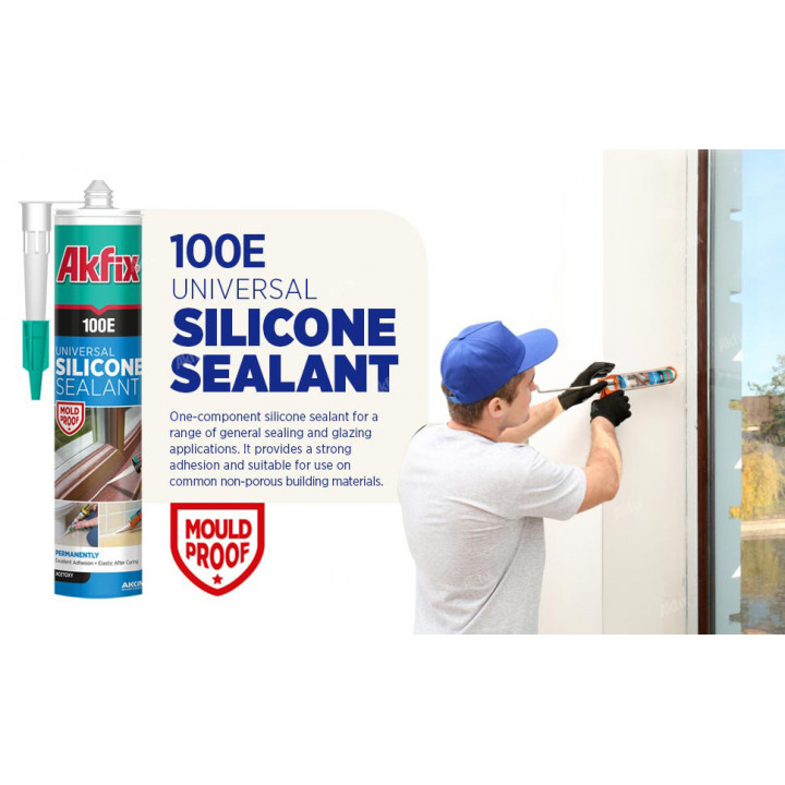 100E Universal Silicone Sealant TRANSPARENT