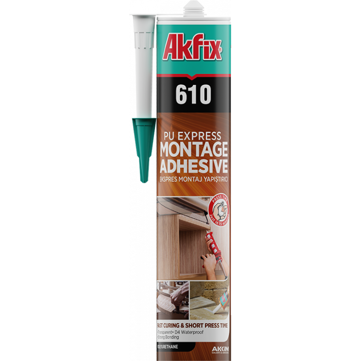610 PU Express Montage Adhesive (Transparent)